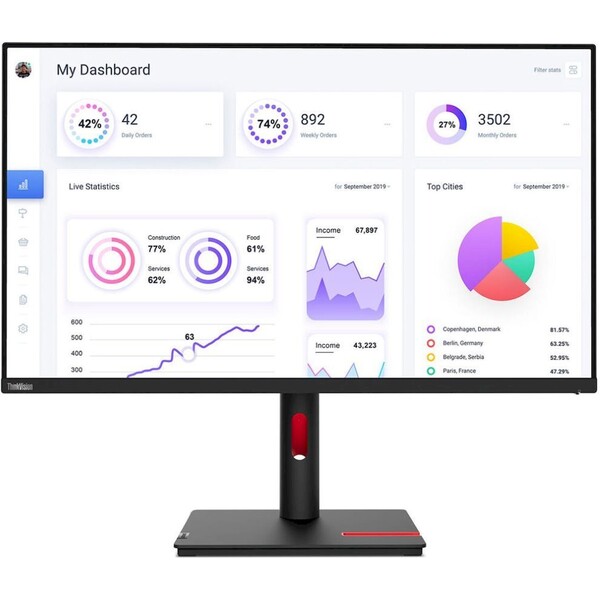 Lenovo LCD P32p-30 31,5" IPS/3840x2160/6ms/HDMI/DP/4x USB 3.2 Gen 1/HDMI/DP/USB hub/USB-C/RJ45/VESA/