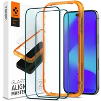 Spigen tR Align Master 2P ochranné sklo iPhone 14 Pre čierne - Ochranné fólie a sklo