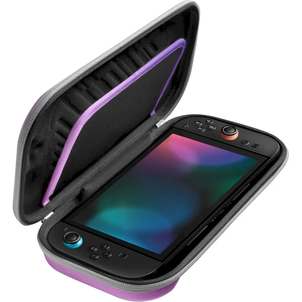 Tomtoc FancyCase cestovné puzdro pre Nintendo Switch 2 fialové - Puzdra - Obrázok U3JE000O01