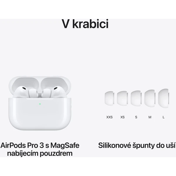 Apple AirPods Pro (3. generácia) s MagSafe puzdrom (USB-C) - Slúchadlá - Obrázok U3KI000K01