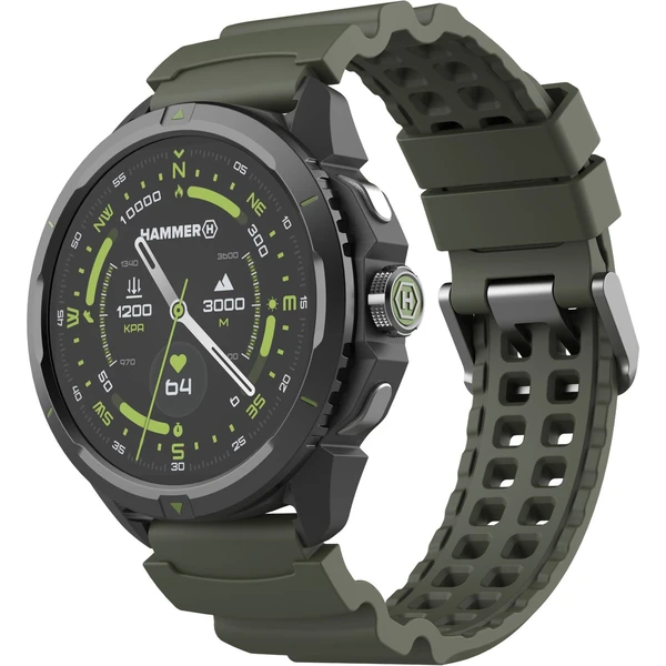 myPhone Hammer Watch 2 múdre hodinky zeleno-čierne - Inteligentné hodinky - Hlavný obrázok