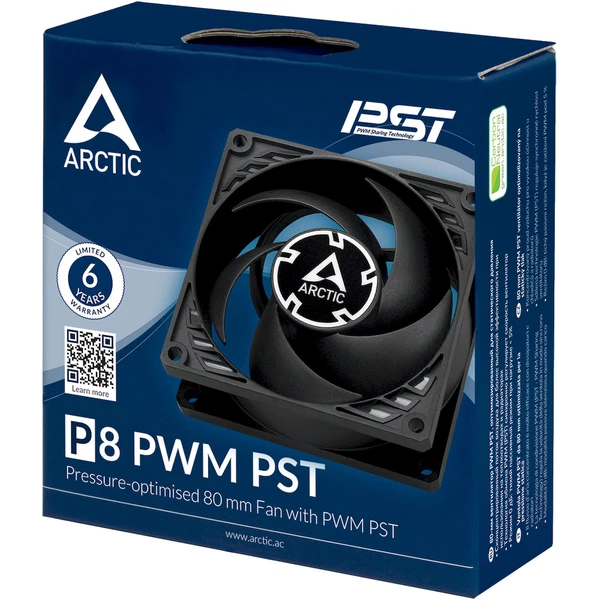 Arctic P8 PWM pst - Ventilátory pre PC - Obrázok U43B000L01