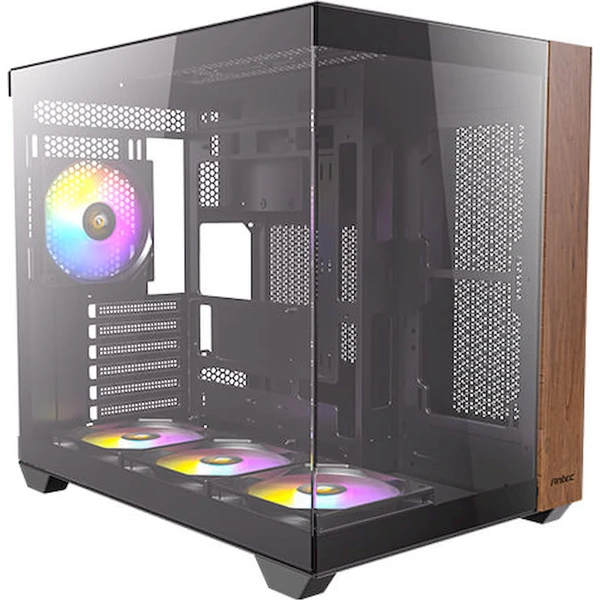 Antec CX800 Wood ARGB hnedá - Počítačové skrine - Obrázok U43P000K01