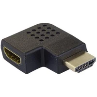 PremiumCord HDMI/HDMI redukcia so zahnutým konektorom čierna - Káble a redukcie