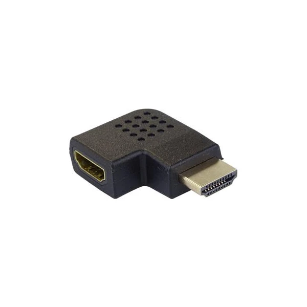PremiumCord HDMI/HDMI redukcia so zahnutým konektorom čierna - Káble a redukcie - Hlavný obrázok