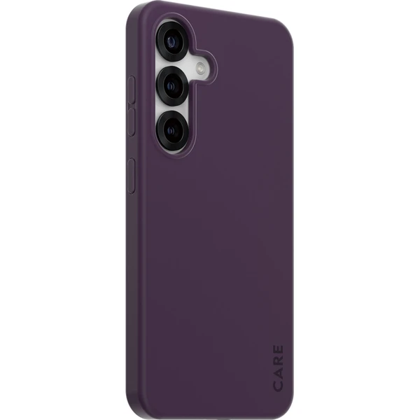 PanzerGlass® CARE kryt Samsung Galaxy S25 Fearlessly fialový (Plum Purple) QI - Puzdra - Hlavný obrázok
