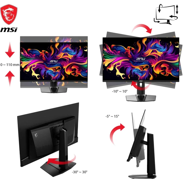 MSI MAG 321UPX QD-OLED herný monitor 31.5' - Monitory - Obrázok U4KE000K01