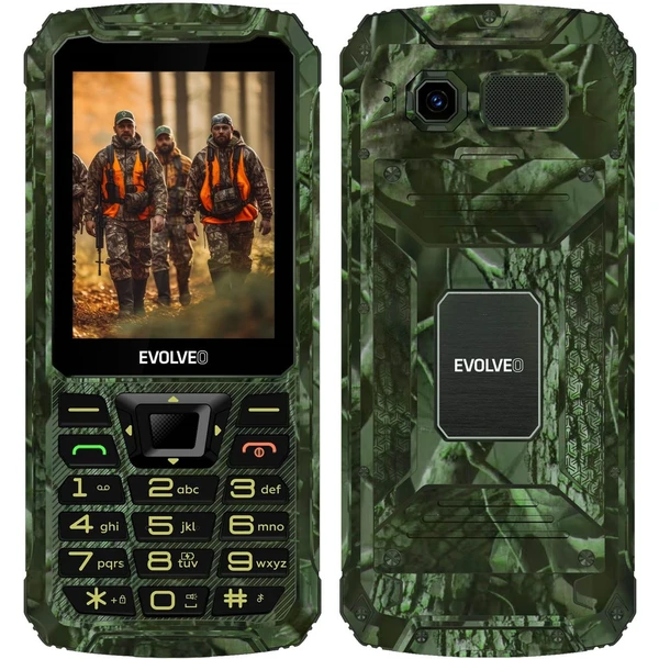 EVOLVEO StrongPhone Z6 zelená kamufláž - Mobilné telefóny - Hlavný obrázok