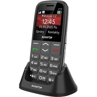 ALIGATOR A770 Senior + stolná nabíjačka čierny - Mobilné telefóny