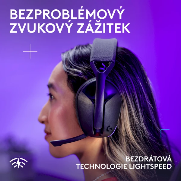 Logitech G321 LIGHTSPEED herné slúchadlá čierna - Slúchadlá - Obrázok U4XH000K01