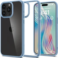 Spigen Crystal Hybrid kryt iPhone 15 Pro Max modrý - Puzdra