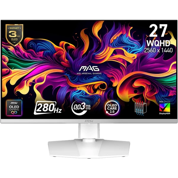 MSI MAG 272QPW QD-OLED X28 herný monitor 26,5" - Monitory - Hlavný obrázok