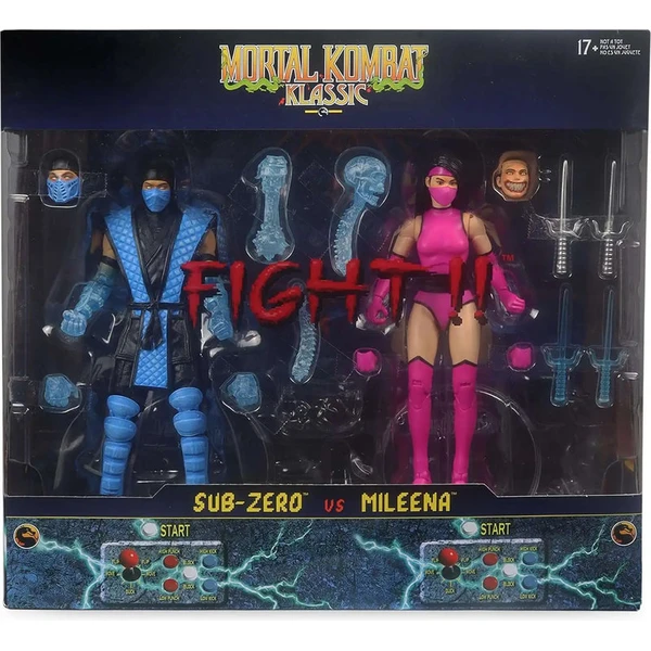 Set dvoch figúrok McFarlane Toys Mortal Kombat Klassics - Sub-Zero vs Mileena 18 cm - Figúrky - Obrázok U56N000K01