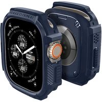 Spigen Rugged Armor kryt Apple Watch Ultra 3/2/1 (49mm) modrý - Puzdra