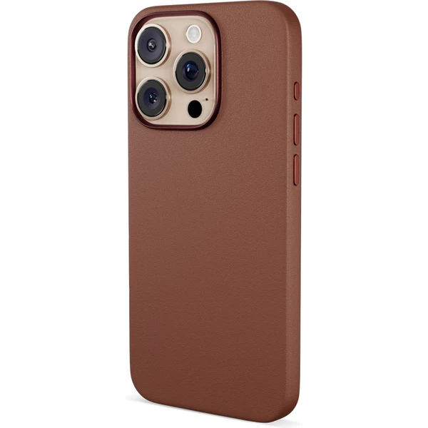 Epico Mag+ Leather kryt pre iPhone 16 Pro Max hnedá - Puzdra - Obrázok U5FA000K01