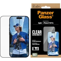 PanzerGlass® Ultra-Wide Fit sklo Apple iPhone 17/16 Pro s inštalačným rámčekom - Ochranné fólie a sklo