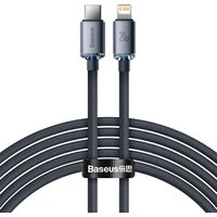 Baseus Crystal Shine USB-C/Lightning napájací kábel 20W 2m čierny - Káble a redukcie