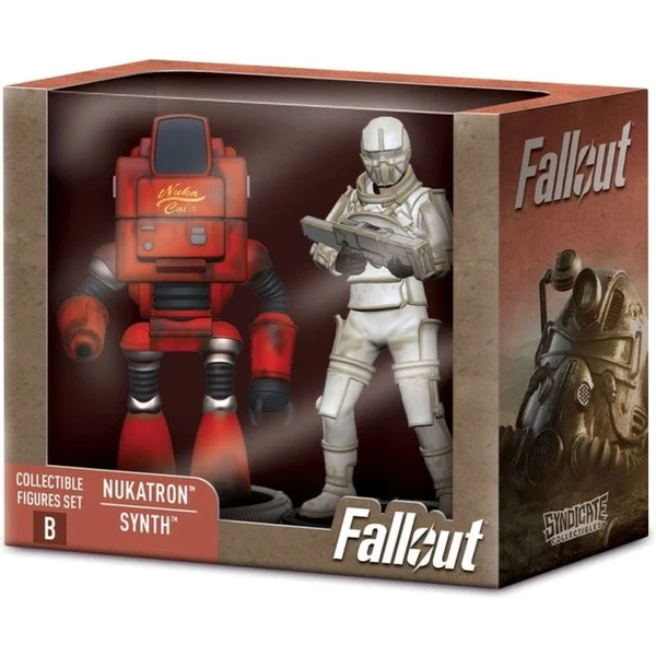 Set dvoch figúrok Syndicate Collectibles Fallout - Nukatron & Synth 7 cm (Set B) - Figúrky - Obrázok U5UG000N01