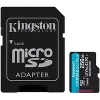 Kingston Canvas Go! Plus microSDXC 256GB + SD adaptér - Pamäťové karty
