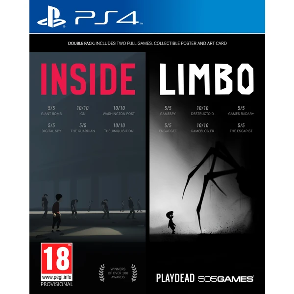 INSIDE/LIMBO Double Pack (PS4) - Hry na PS4 - Hlavný obrázok