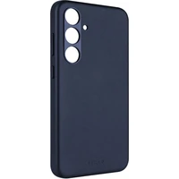 Kožený zadný kryt FIXED MagLeather s podporou MagSafe pre Samsung Galaxy S24, modrý - Puzdra