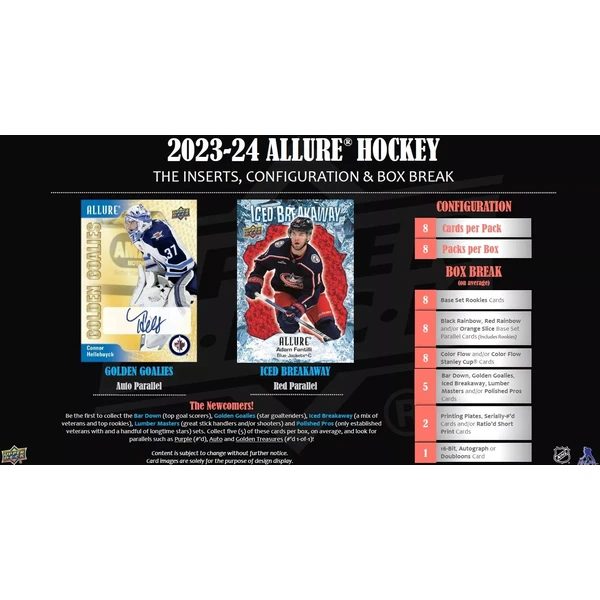 Hokejové karty 2023-24 Upper Deck Allure Hockey Hobby Box - Hokejové karty - Obrázok U6C6000P01