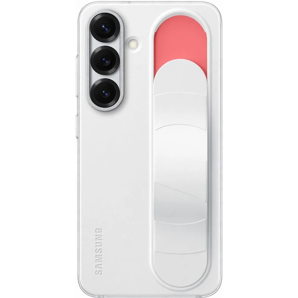 Samsung Standing Grip Case kryt s pútkom Galaxy S25 biely - Puzdra - Obrázok U6CC000J01