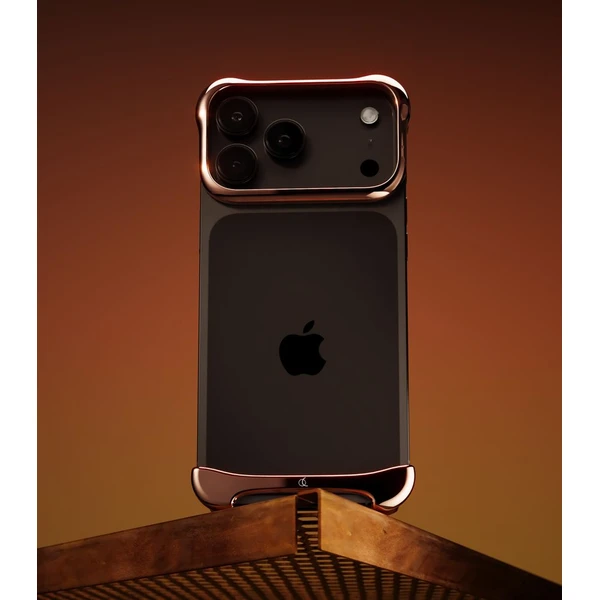 Arc Pulse hliníkový ochranný rám iPhone 17 Pro ružový bronz - Puzdra - Obrázok U6DJ000K01