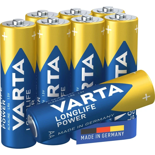Varta Longlife POWER LR06 alkalická batéria AA (4+4 ks) - Batérie - Obrázok U6EE000J01
