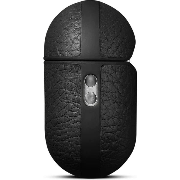 Woolnut kožené puzdro na AirPods Pro 2. generácia čierne - Puzdra - Obrázok U6KR100501