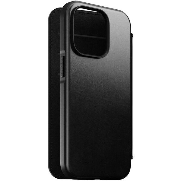 Nomad Leather MagSafe Folio iPhone 14 Pro čierny