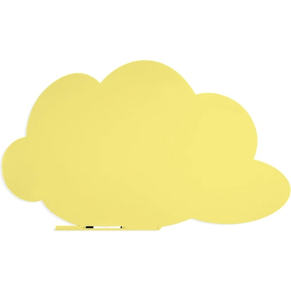 Rocada Skin Shape Cloud 6451-1016 magnetická tabuľa sírová žltá RAL 1016 - Magnetické tabule - Hlavný obrázok