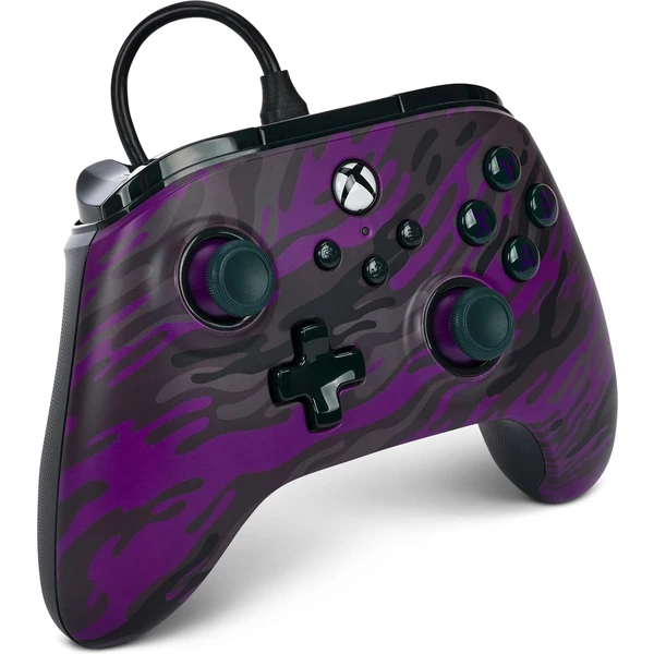 PowerA Advantage drôtový herný ovládač Purple Camo (Xbox Series X|S) - Herné ovládače - Obrázok U7QS100501