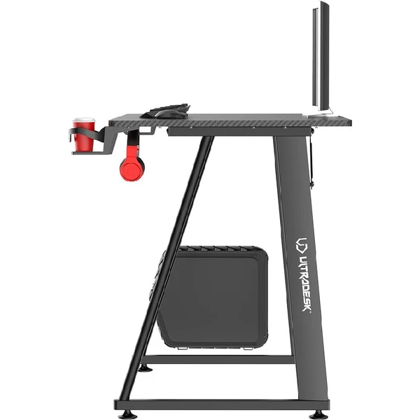 ULTRADESK ENTER V2 kompaktný herný stôl 100x60 cm čierny - Stoly - Obrázok U7QXF00101