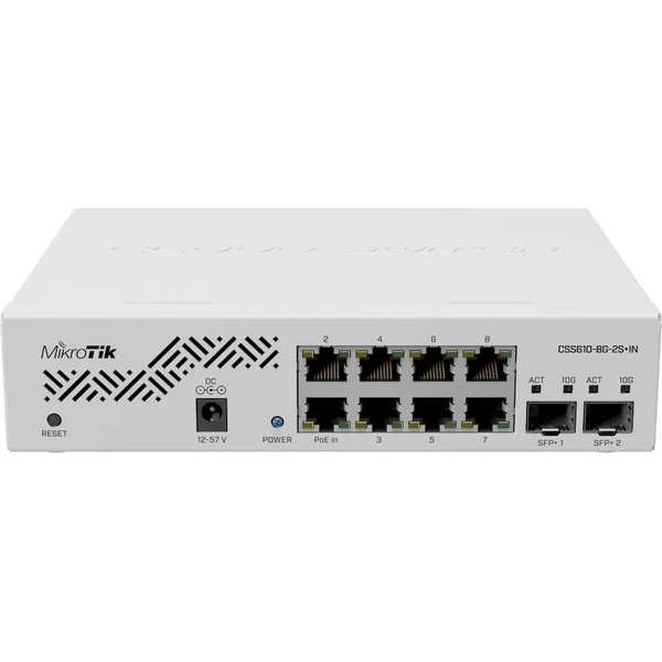 MikroTik Cloud Smart Switch CSS610-8G-2S+IN - Switche - Obrázok U7RB000J01