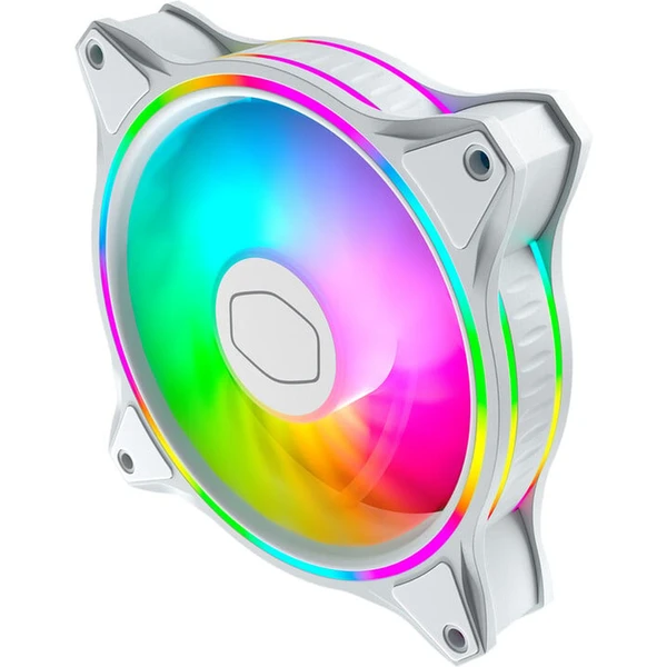 Cooler Master MasterFan MF120 Halo 3in1 biely - Ventilátory pre PC - Obrázok U7U1000K01