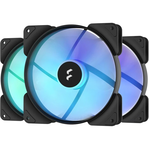 Fractal Design Aspect 14 RGB PWM Black Frame 3-pack - Ventilátory pre PC - Hlavný obrázok