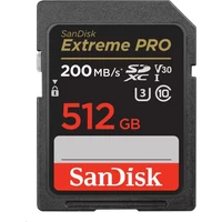 SanDisk Extreme PRO SDXC 512GB - Pamäťové karty
