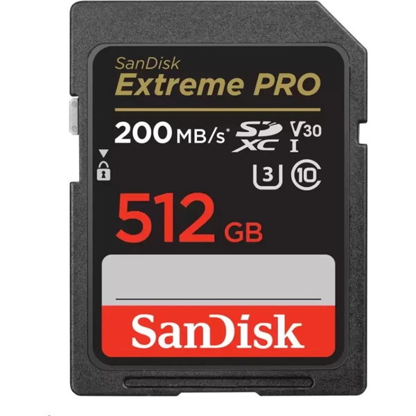SanDisk Extreme PRO SDXC 512GB - Pamäťové karty - Hlavný obrázok