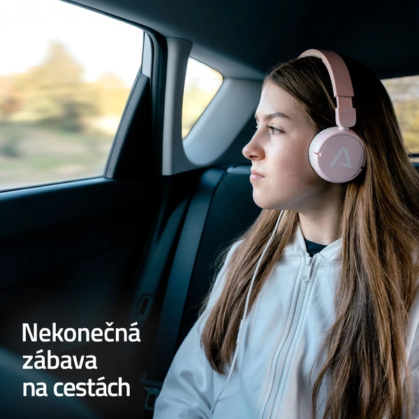 LAMAX SoundKid1 detské slúchadlá ružové - Slúchadlá - Obrázok U7VL000K01