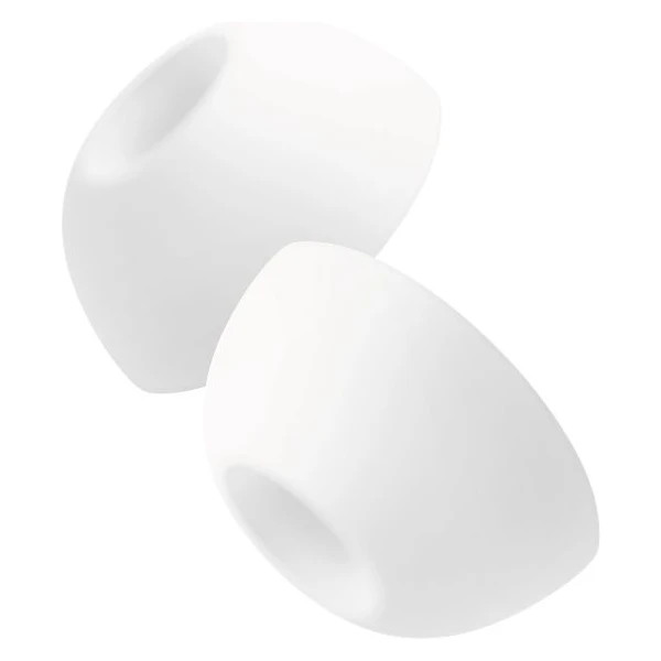 FIXED Plugs 2 sady silikónových štuple Apple Airpods Pro/Pro 2 (L) biela - Náhradné náušníky - Hlavný obrázok