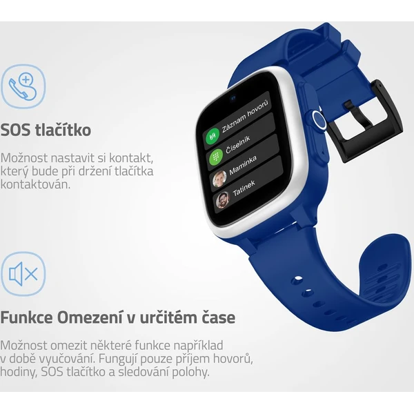 LAMAX WatchY4 Play detské hodinky modré - Inteligentné hodinky - Obrázok U829000P01