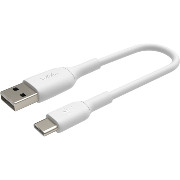 E-shop Belkin BOOST Charge USB-C/USB-A napájací kábel 15W 0,15m biely