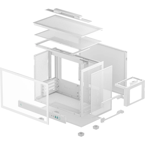 DEEPCOOL CH160 Plus biela - Počítačové skrine - Obrázok U87K000K01