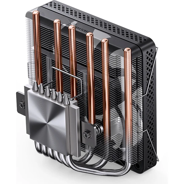 Jonsbo HP600 Low-Profile čierny - Chladiče - Obrázok U8AC000K01