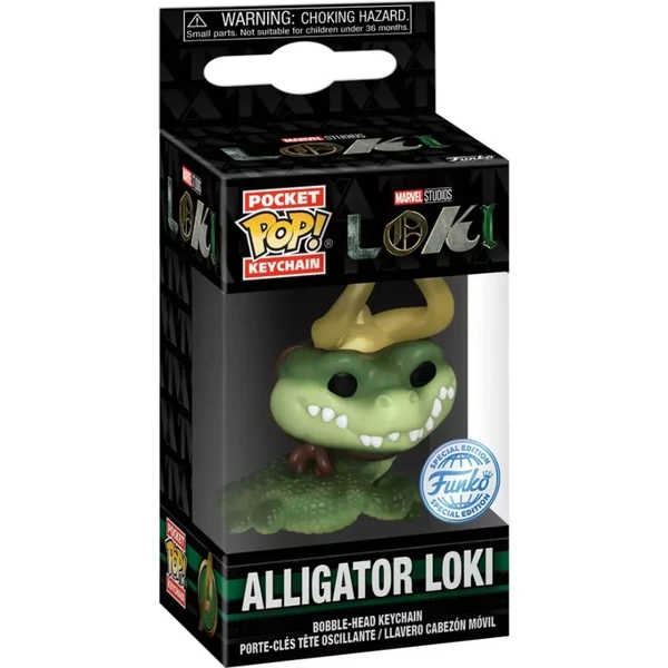 Funko POP! Keychain: Loki - Alligator Loki - Kľúčenky - Obrázok U8G8G00101