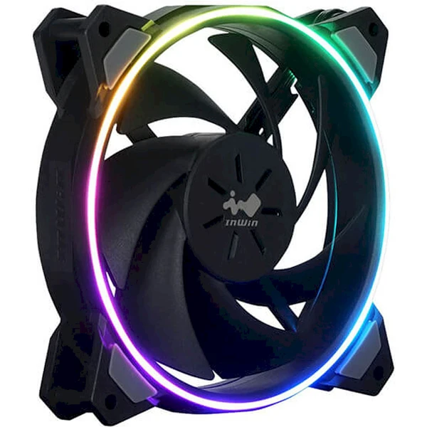 InWin Sirius Loop RGB PWM 120mm 3ks čierny + kontrolér - Ventilátory pre PC - Obrázok U8SC000J01
