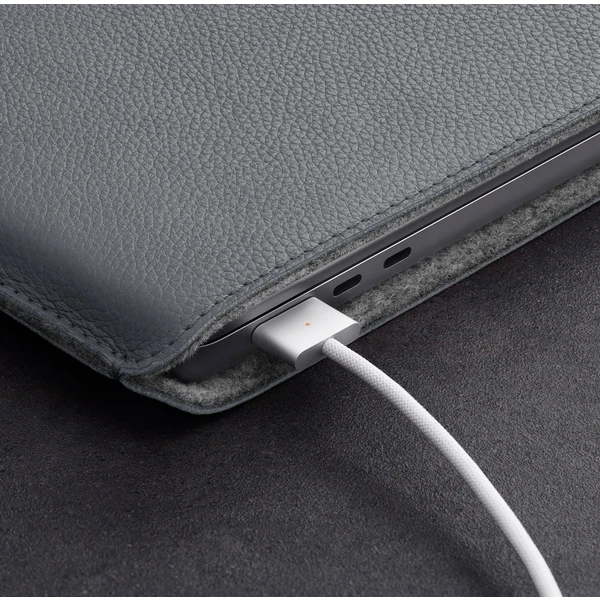 Woolnut kožené Sleeve púzdro pre 15" MacBook Air šedé - Puzdra - Obrázok U8SR100501