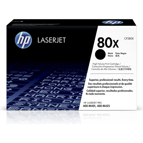 HP CF280X č. 80X Čierna originálna - Tonery - Hlavný obrázok