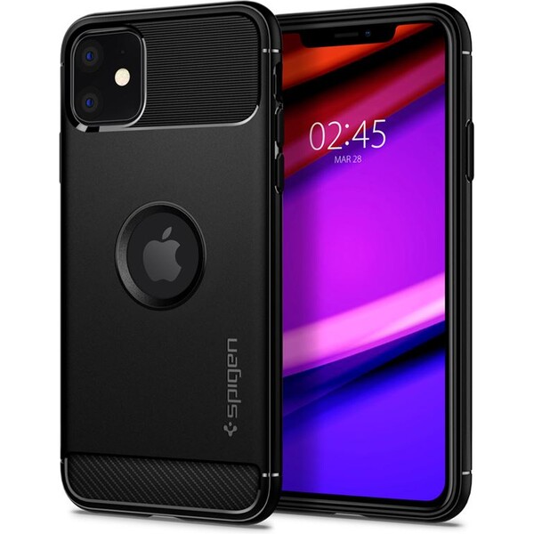 E-shop Spigen Rugged Armor kryt iPhone 11 čierny